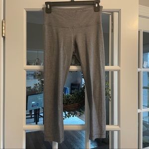 Lululemon Gray Crop Leggings - Size 4